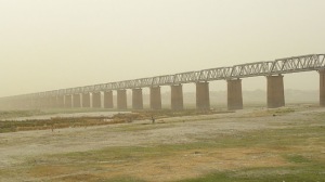 Jhunsi Bridge Over Ganges
